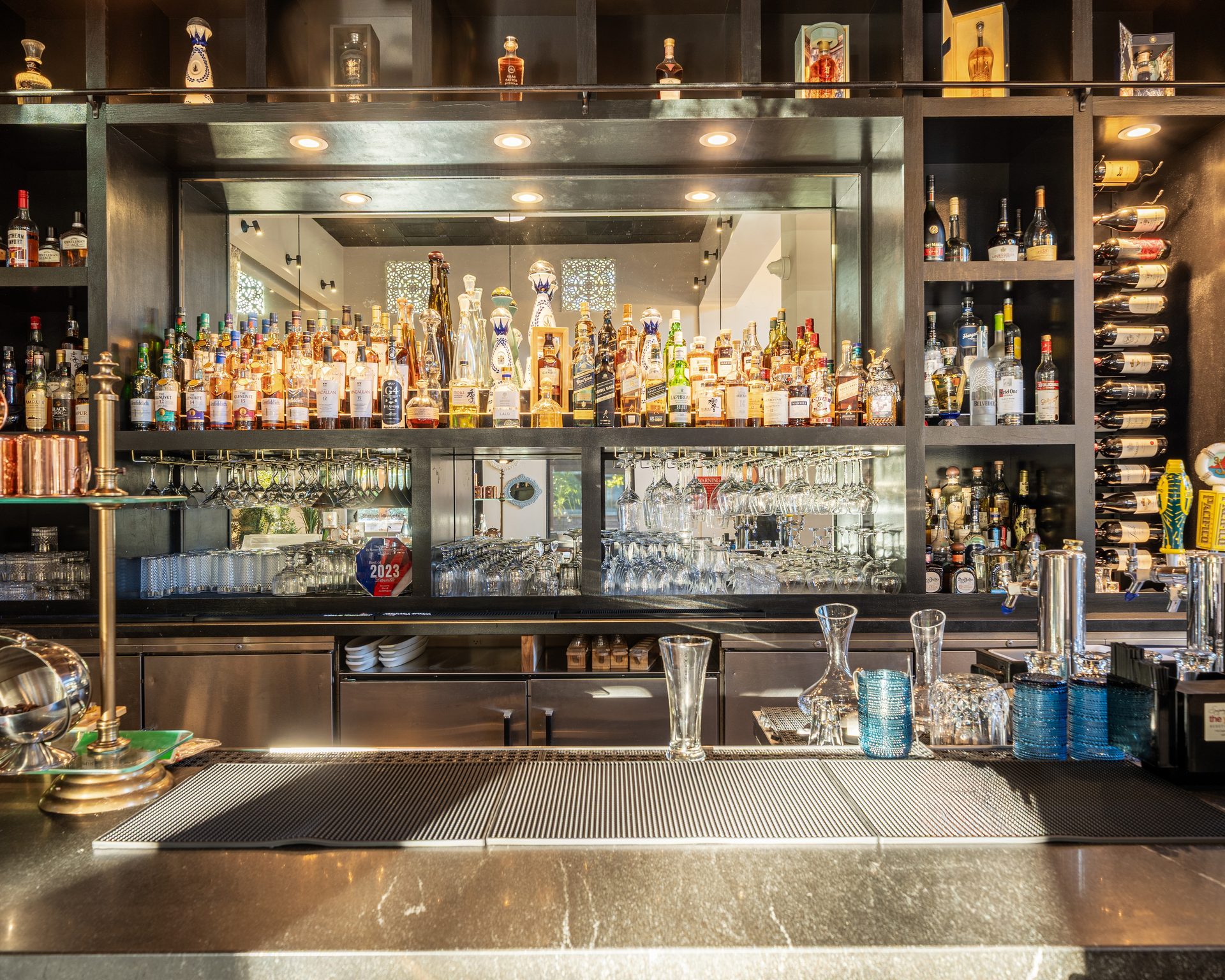 A spacious bar for every occasion