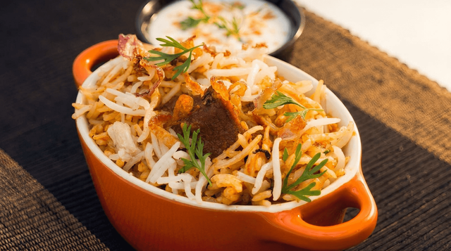 Gosht Dum Biryani.