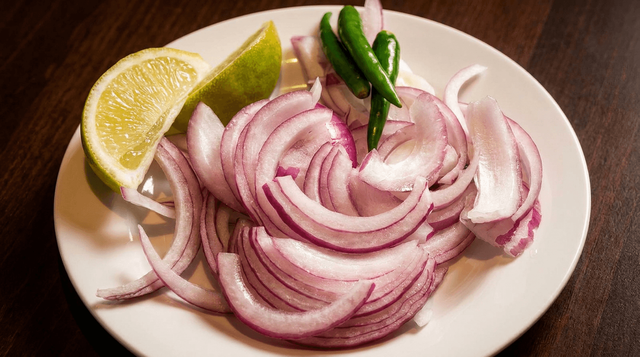 Onion Chilli Salad.