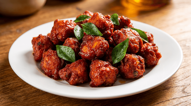 Andhra Fried Chicken.